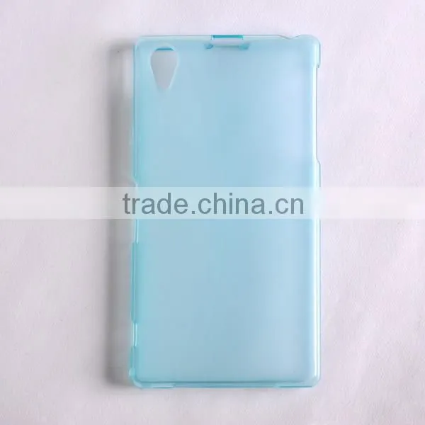 Cheap soft TPU mobile phone cover for Sony Z1
