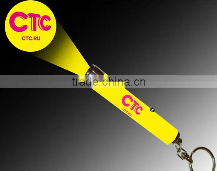 new product for 2015 led custom logo projector torch keychain,led keychain with projector,promotional gifts led logo laser light