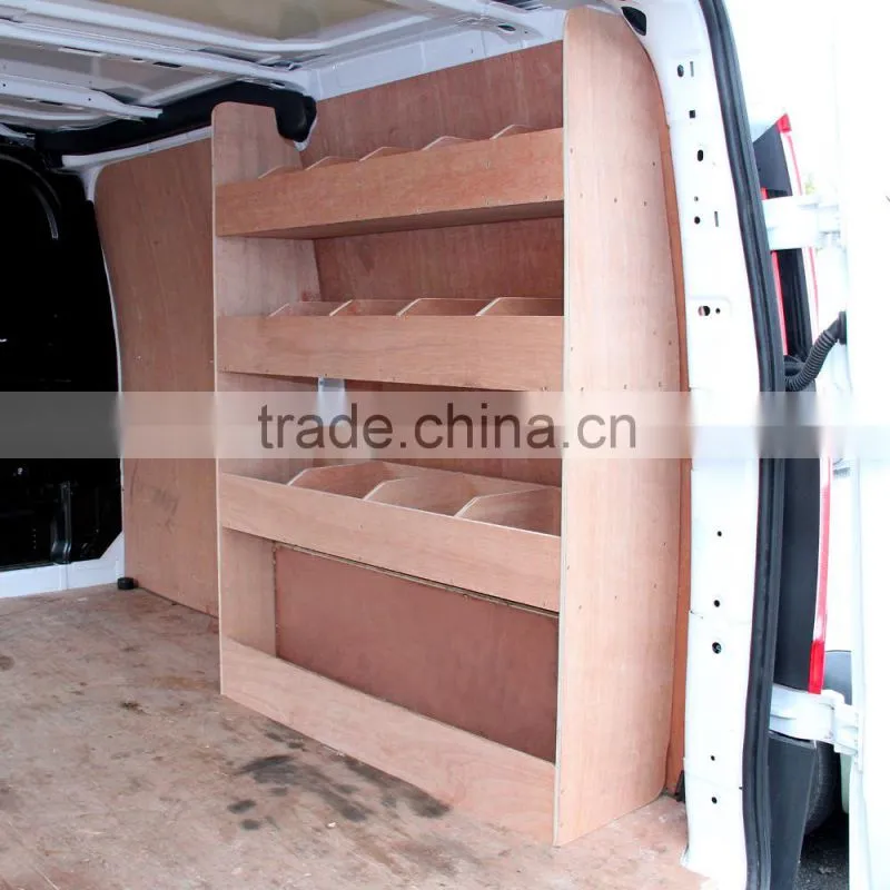 Van Vehicle Plywood Racking Shelving for Equipment Storage