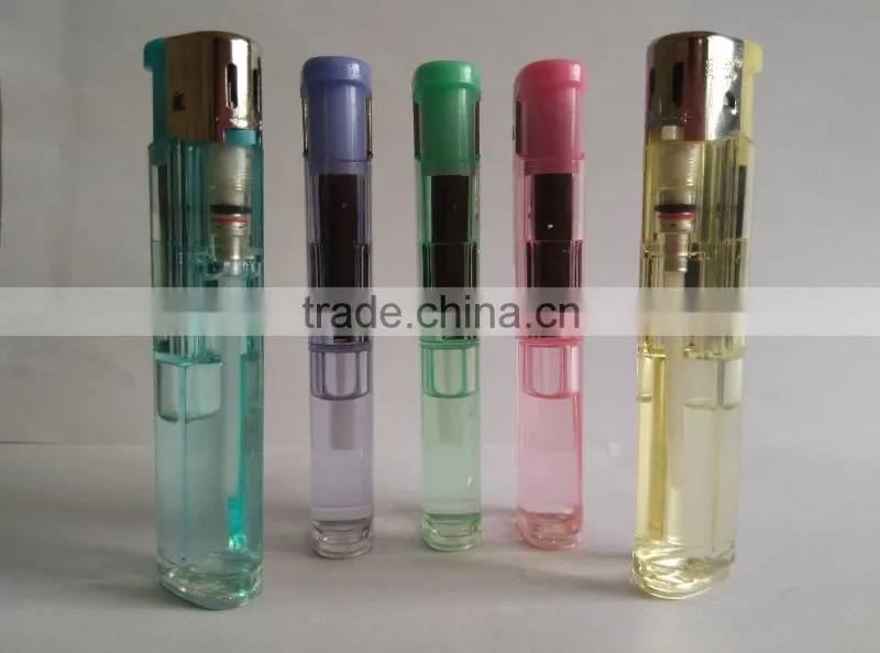 Chinese cigarette lighter transparent electronic lighter FH-606 smoking accessories
