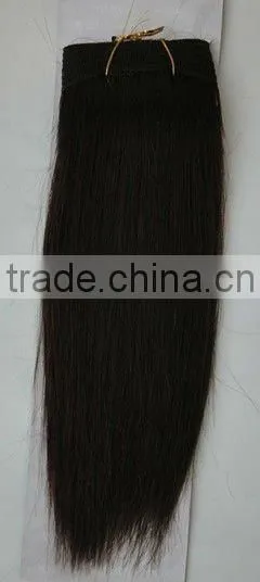 Wholesale Price 100% Remy Human Hair Yaki Weaving10''