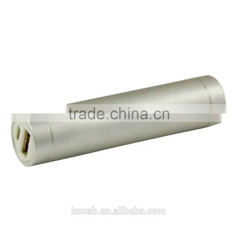Fashional aluminium smart mobile power bank 2600mah