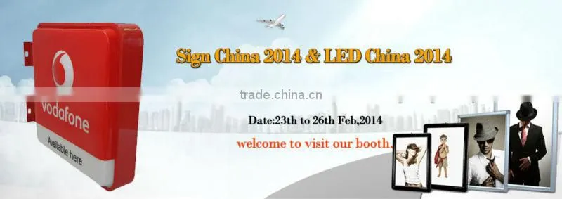 wall mounted led acrylic crystal edge-lit light box
