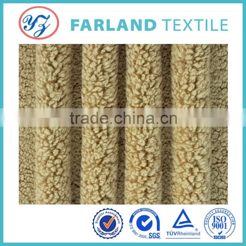 Bubble cashmere fake wool fabric for Snow boots Japanese style
