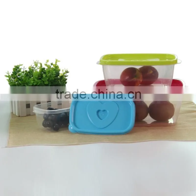 transparent preservation box with color lid