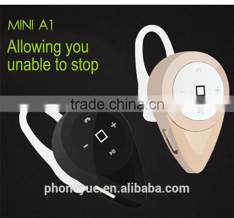 2016 newest design poratble handfree wireless bluetooth headsets headphone