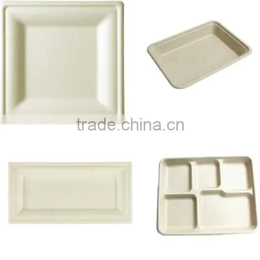 450ml hamburger fold boxes wheat straw pulp fold pack food boxes