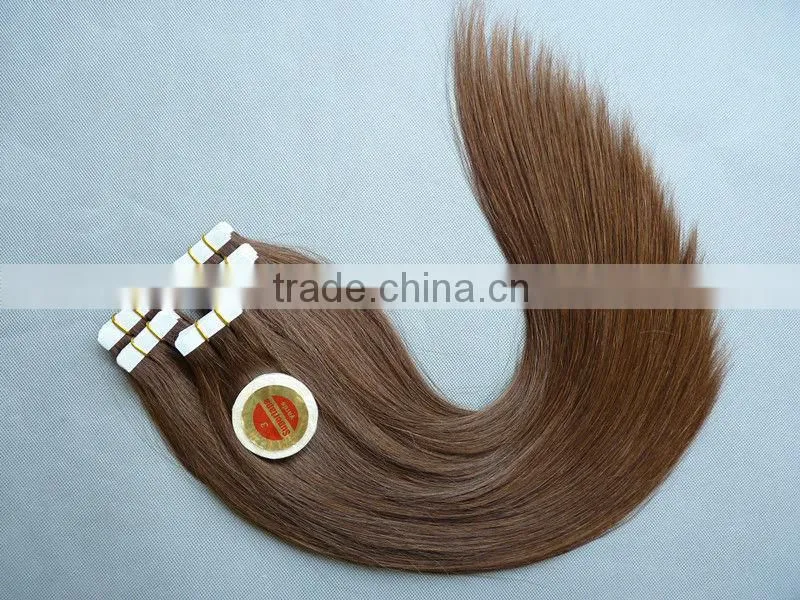 2014 AAAAA Hot Selling Skin Weft PU Hair extension with cheap price