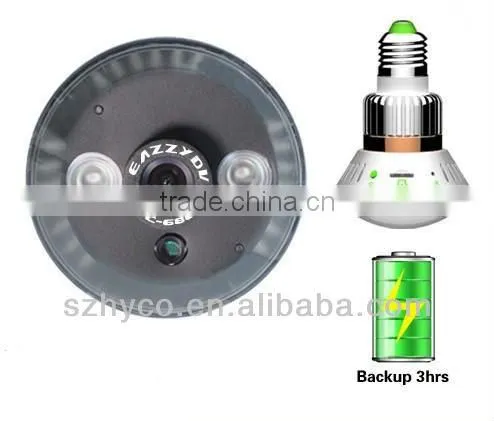 Emergency Backup Bulb video camera