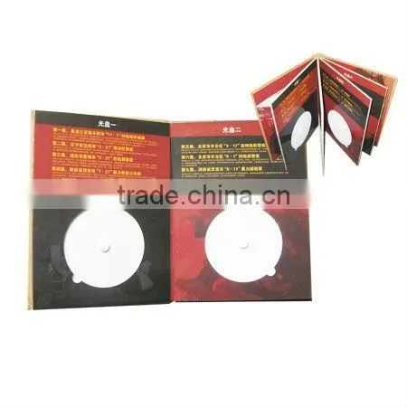 New designed fancy DVD paper box