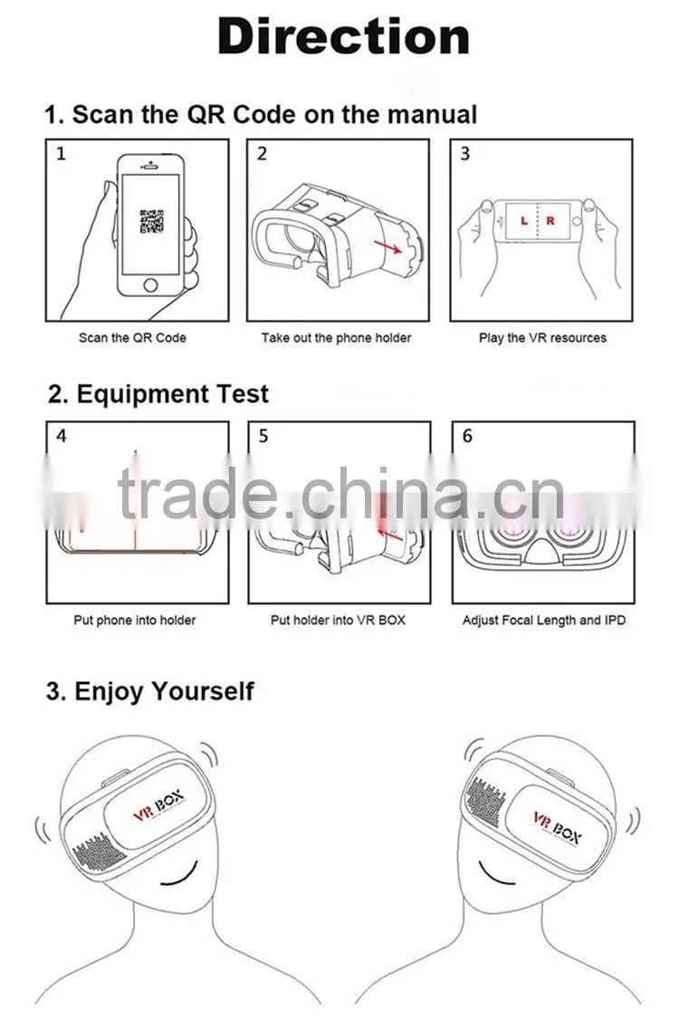 2016 Cheap Vr Box V2 3 D Vr Glasses Mobiles 3 D Glasses Print Logo Oem With Bluetooth Gamepad Virtual Reality
