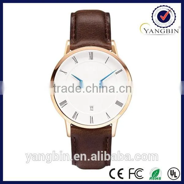 2015 high quality trend design vintage quartz watch men