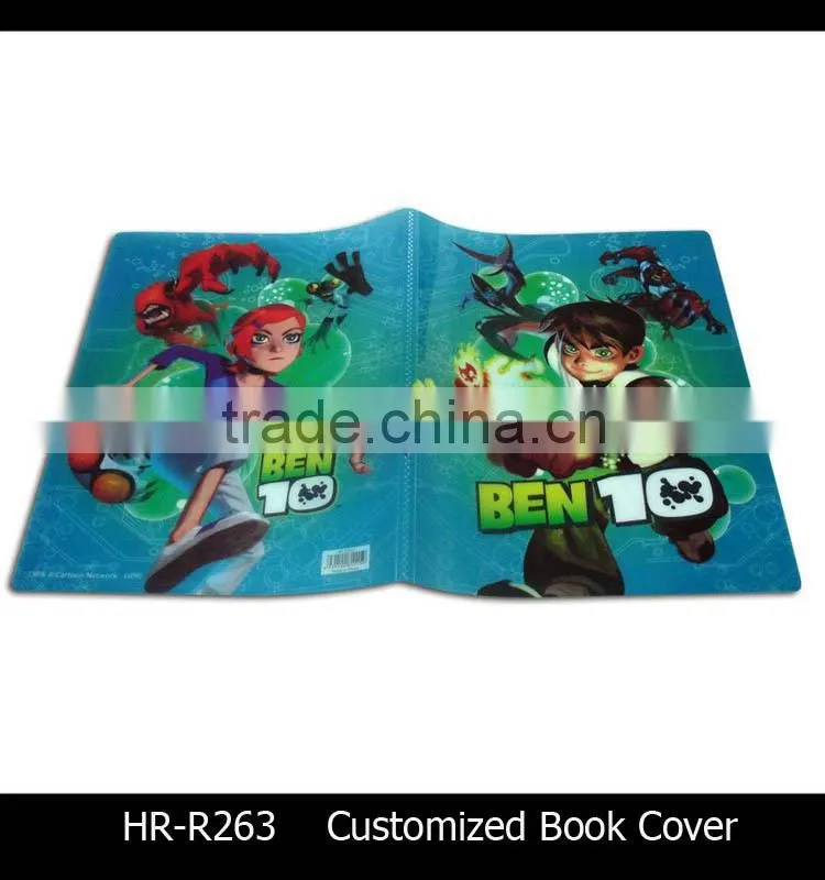 Colored transparent clear book cover