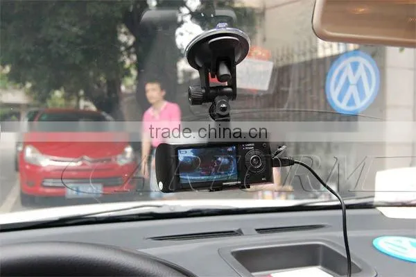 dual view car camera buit in gps