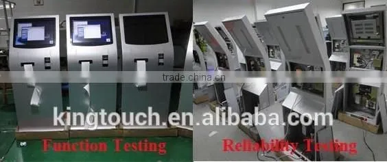 17" Interactive Kiosk,Ticket Printing Touch Screen Kiosk / Touch Kiosk Bank Payment