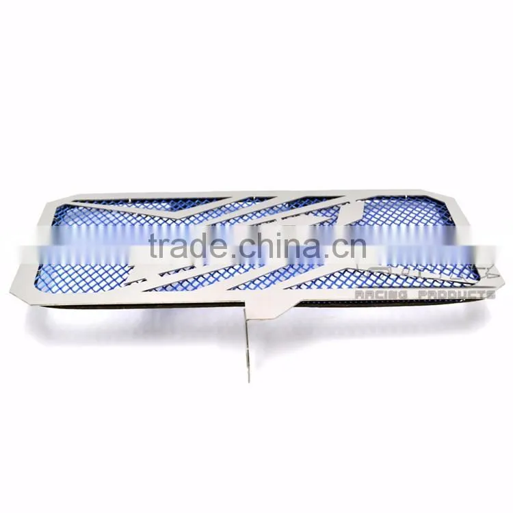 BJ-RG-YA004 Customized Oil Cooler Radiator Guards Cover Grille Motorcycle Stainless Steel Blue Radiator For Yamaha yzf R3 2015 2