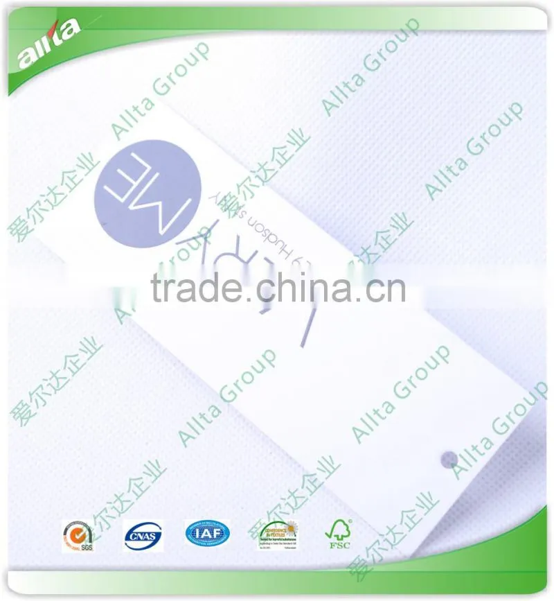 White Color Custom Printed Clothing Labels