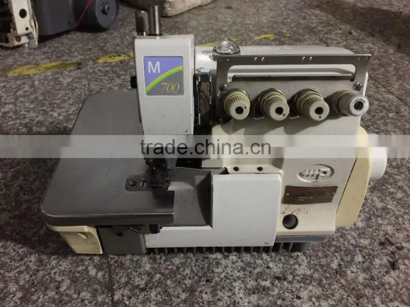 High speed used second hand PEGASUS 700 overlock industrial sewing machina big stock in yiwu warehouse with competitive price