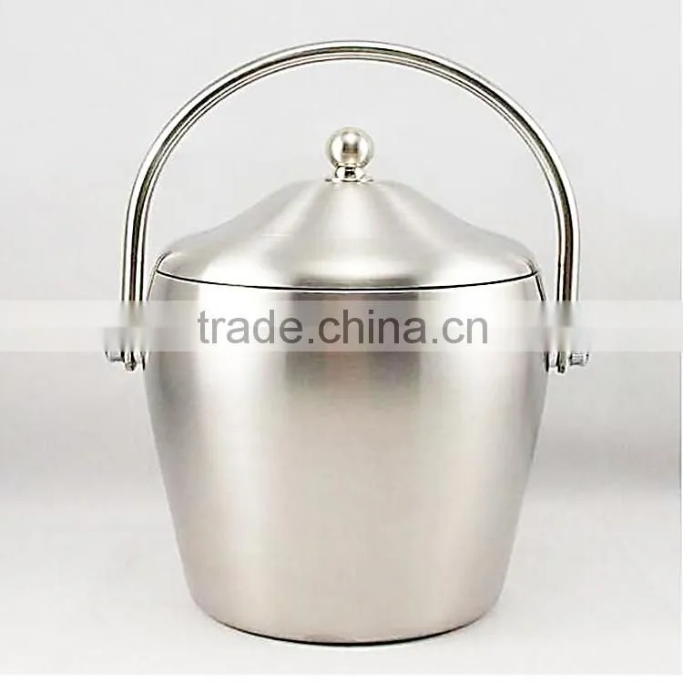stainless steel ice bucket