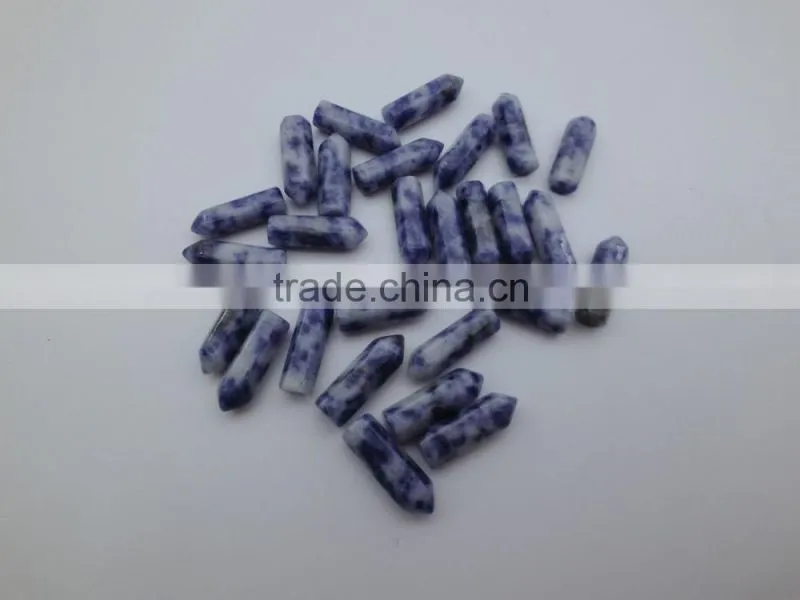 Wholesale Natural Tiger Eye Gems Stones Hexagonal Crystal Amazonite Point Healing Necklaces Earrings Pendant Beads Jewelry