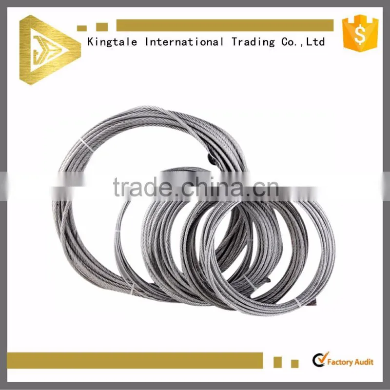 3x7 galvanised steel wire rope for drilling rig