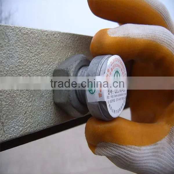 No.9 round with spring & ball anti-theft lock nut