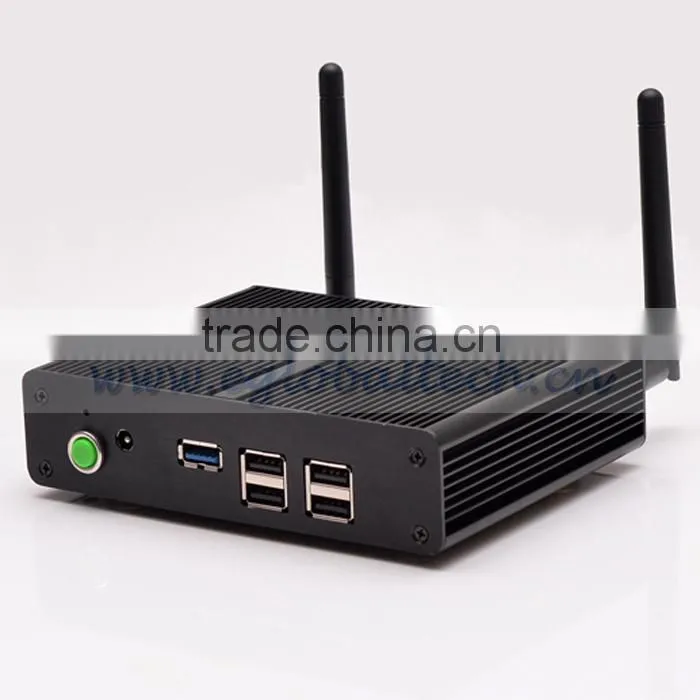 Barebone PC Bay Trail Intel Celeron Quad Core N2920 1.86Ghz Max 2.0Ghz Industrial Computer Fanless Desktop Window s XBMC