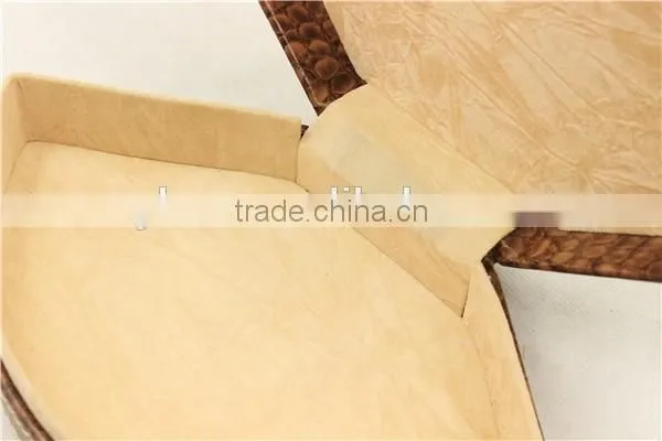 New design fan leather gift box packaging