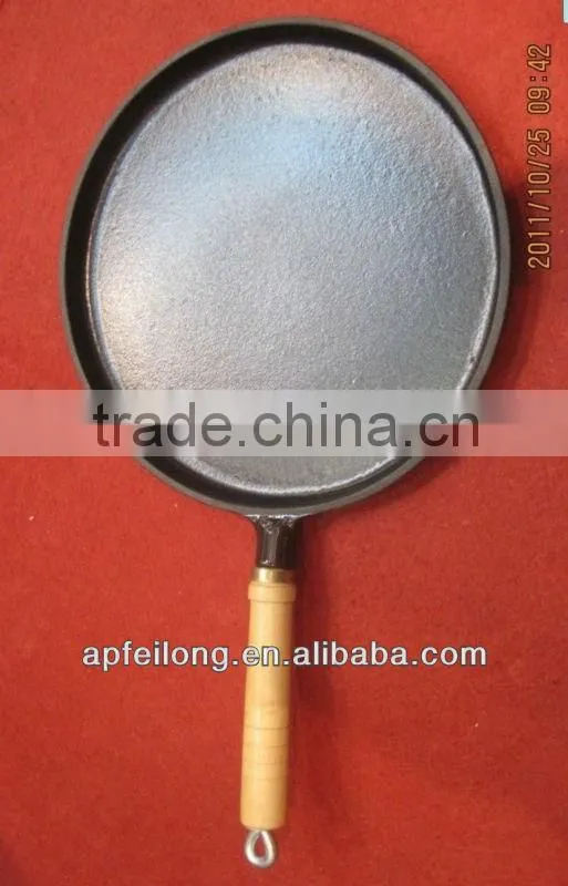 cast iron grillde /skillet/grill/ fryer/baking pan