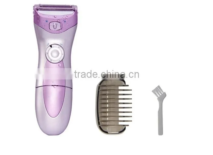 Cheap Price epilator 2 pcs AA Battery operate Waterproof lady epilator