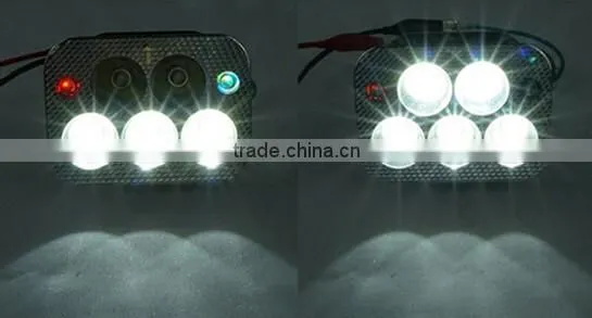 12V Motorcycle LED Headlight (Square)