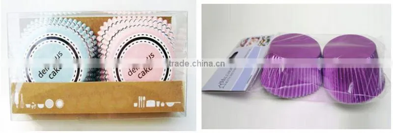 boat shape paper baking cake container / cake box / cake case
