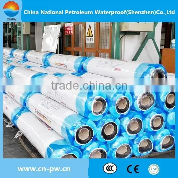 Polyester Self Adhesive modified bituminous waterproof membrane