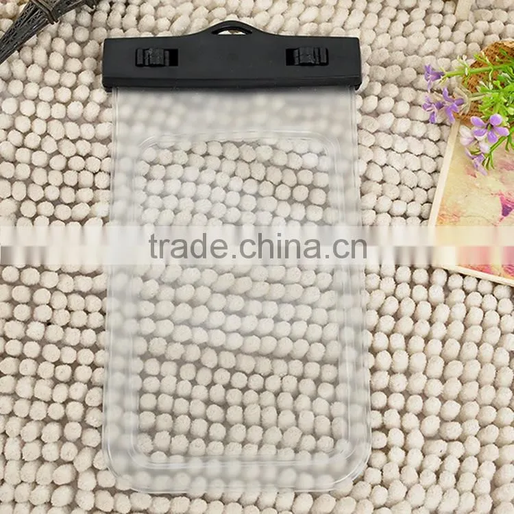 Outdoor swim drift PVC cellphone waterproof bag