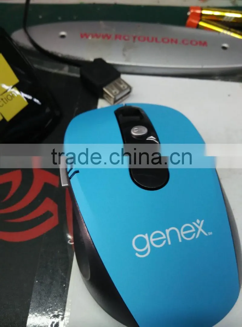 Hot Selling Wholesale Price 2.4Ghz Wireless Mobile Optical Mouse with 6 Buttons, 3 DPI Levels with USB Wireless Receiver