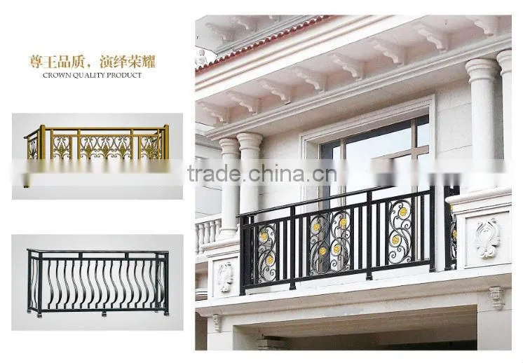 fashionable design aluminium stair railing