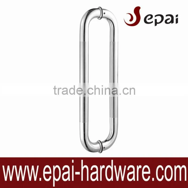 stainless steel door handle for glass door