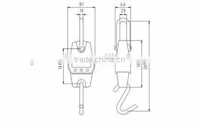 1T-10T crane scale/crane weight scale industries