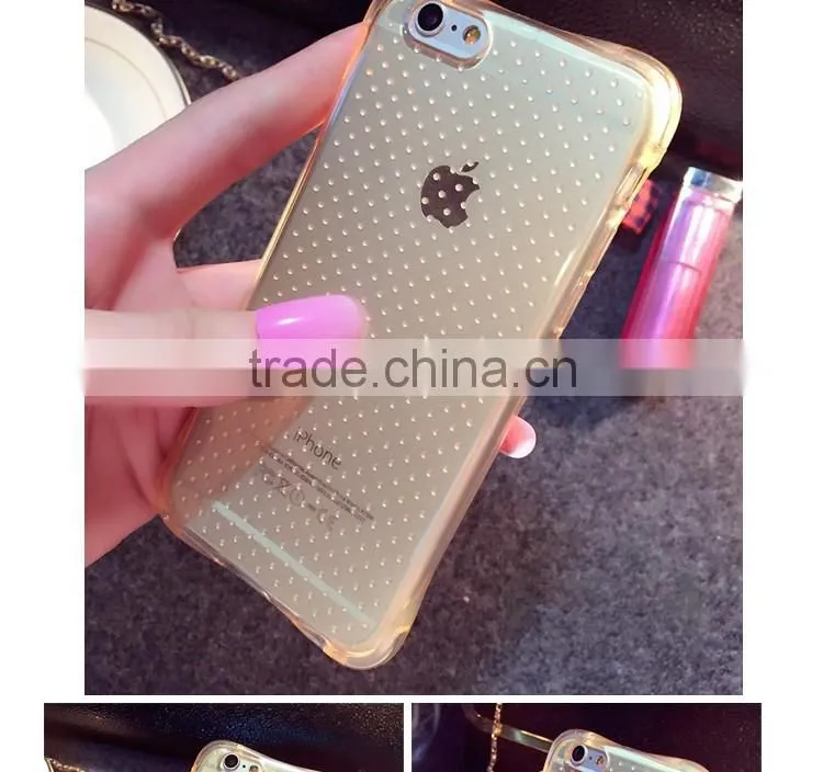 New shockproof Ultra Thin Light Clear Soft Gel TPU Silicone Case Cover For iPhone 6 6S pLUS