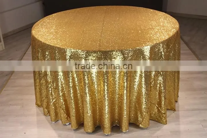 Fancy wedding gold sequin table runner