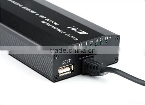 100W Meind Universal Laptop Adapter Two in One (AC& DC)