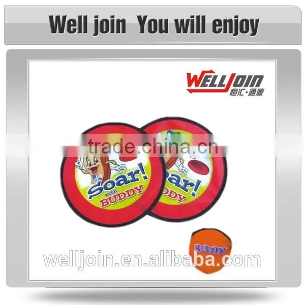 Promotional popular customized foldable flying disc
