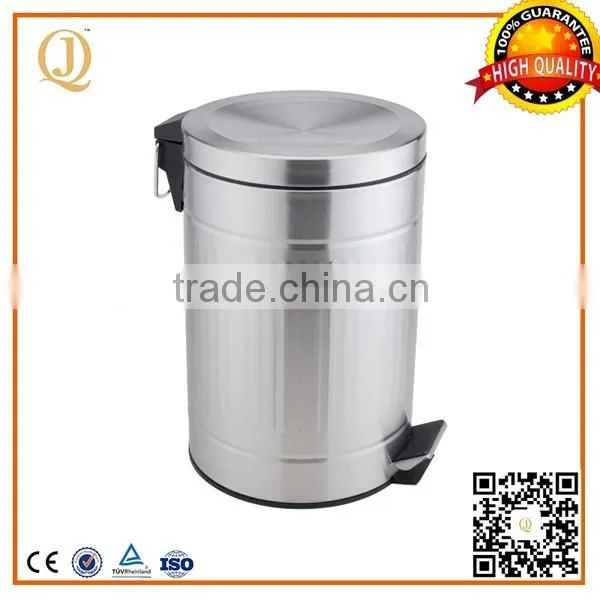 Jiangmen household items metal waste container garbage bin/wholesales kitchen garbage bin