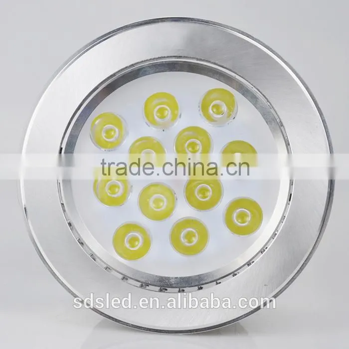 LED Ceiling light ceiling lighting silver ceiling light led high power 12w led ceiling light 2700k-6500k