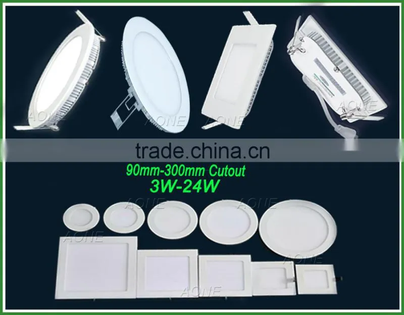 LED Ceiling Lamps SMD Recessed Downlight 3 w 120 watt AC85V - 265V LED SMD Panel Lite SAA