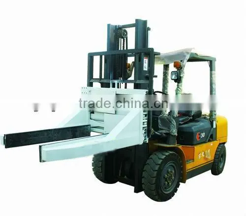 forklift with block clamp