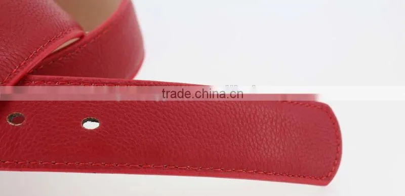 30Mm Women's fashion PU belt with High quality leather in chinese factory