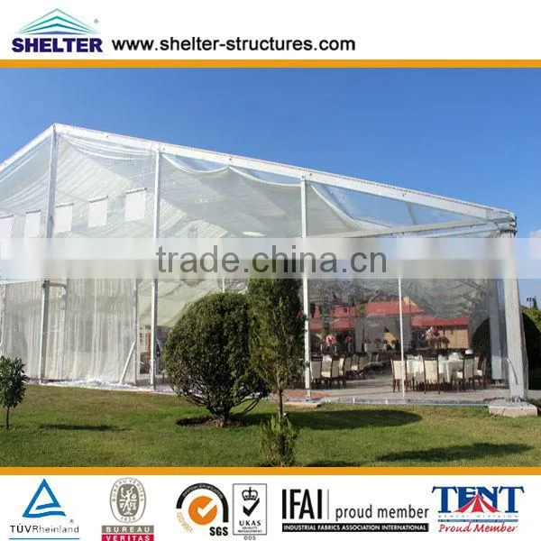 Decorated lining wedding party tent used different wedding festival hall for sale