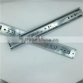 Jieyang kitchen iron 3-fold full extension ball bearing drawer guide rail