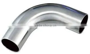 Tube Bend 90 D, #320 Grit(AS1528), 76.2mm, 1.6mm( Wall Thickness), 316
